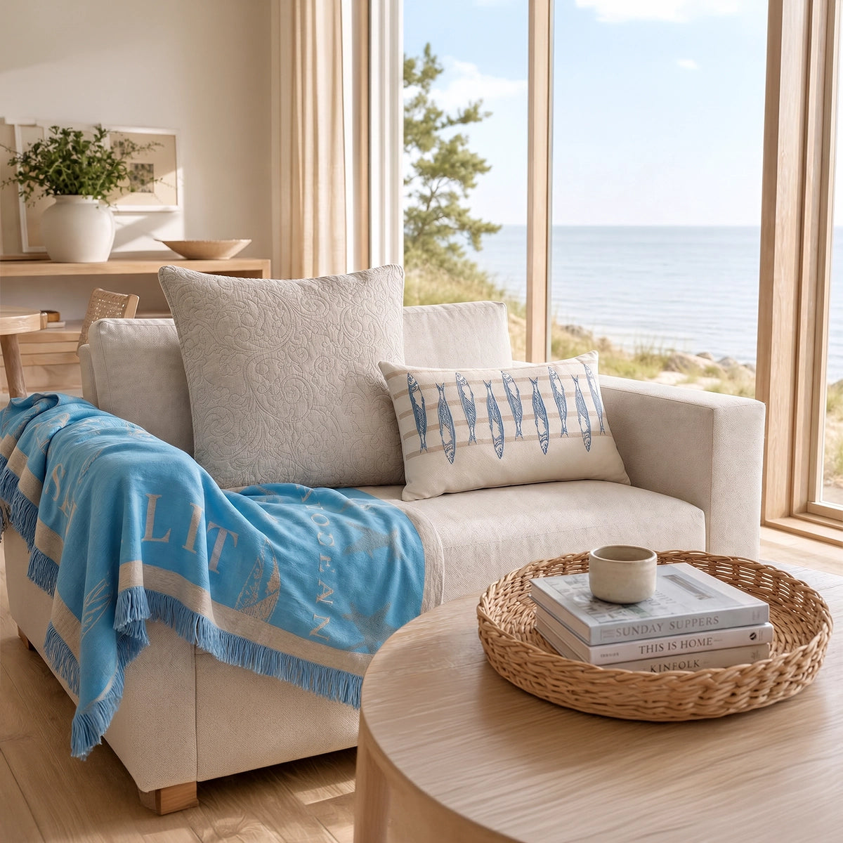 Cozy Coast Shop the Look Küstenwohnzimmer Ocean Breeze Set