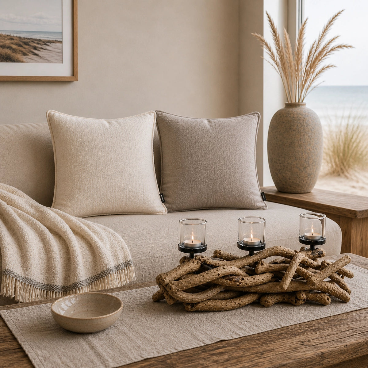 Cozy Coast Set Coastal Calm Wohnzimmer Küstenstil