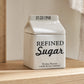 Zuckerdose Riviera Maison Carton Jar Sugar Weiß in der Küche