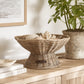 Rattan-Schale Riviera Maison Rustic Rattan Benoa Natur auf Sideboard