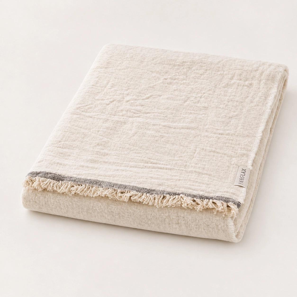 PROFLAX Italian Wool Mix Decke 130 x 200 cm – Ecru