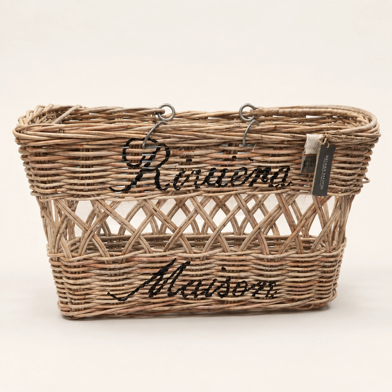 Einkaufskorb Riviera Maison Rustic Rattan 69x46x68 cm Natur Freisteller
