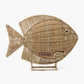 Riviera Maison - Isola Fish Statue Dekofigur 37 x 8 x 25,5 cm - Natur