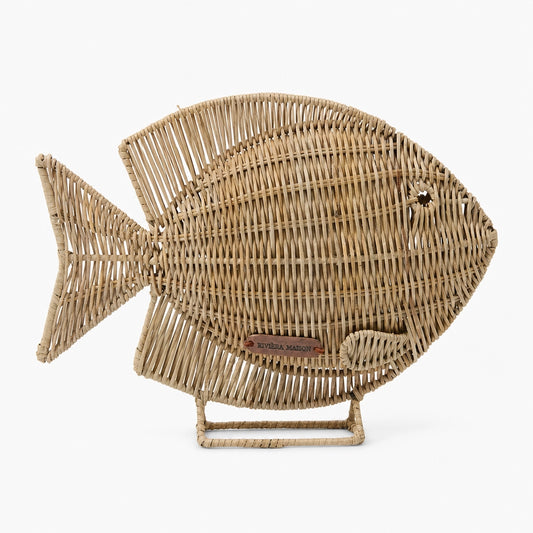 Dekofigur Riviera Maison Isola Fish Statue Natur Freisteller