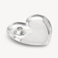 Riviera Maison - Heart Dinner Kerzenhalter 19 x 17 cm - Silber