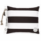 Oceanhouse Classic Coastal Canvas Kissenhülle 56 x 38 cm – Braun/Weiß