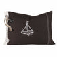 Oceanhouse Classic Coastal Canvas Kissenhülle 56 x 38 cm – Schiff