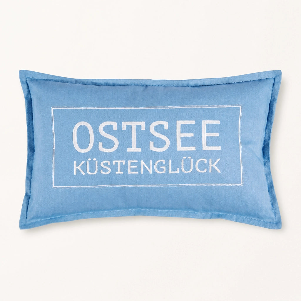 Pad - COAST Kissenhülle 30 x 50 cm – Dusty Blue Ostsee