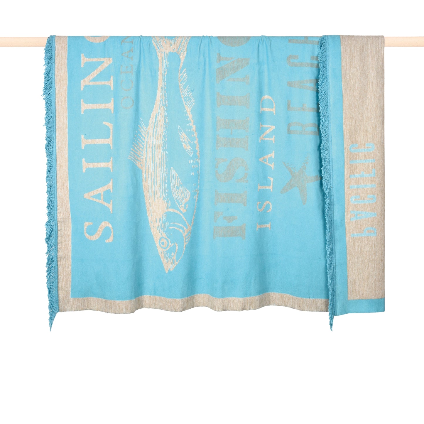 Pad - SEA Decke 150 x 200 cm – Türkis
