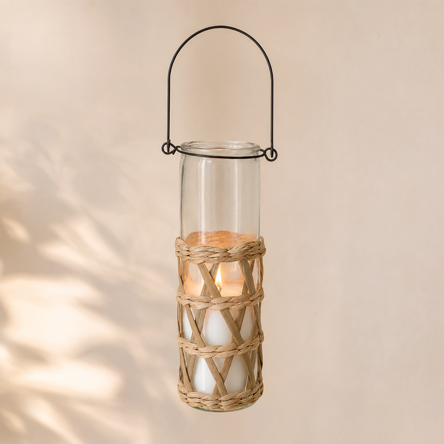 Home Society - Reed Hängekerze 20,6 cm - Natur
