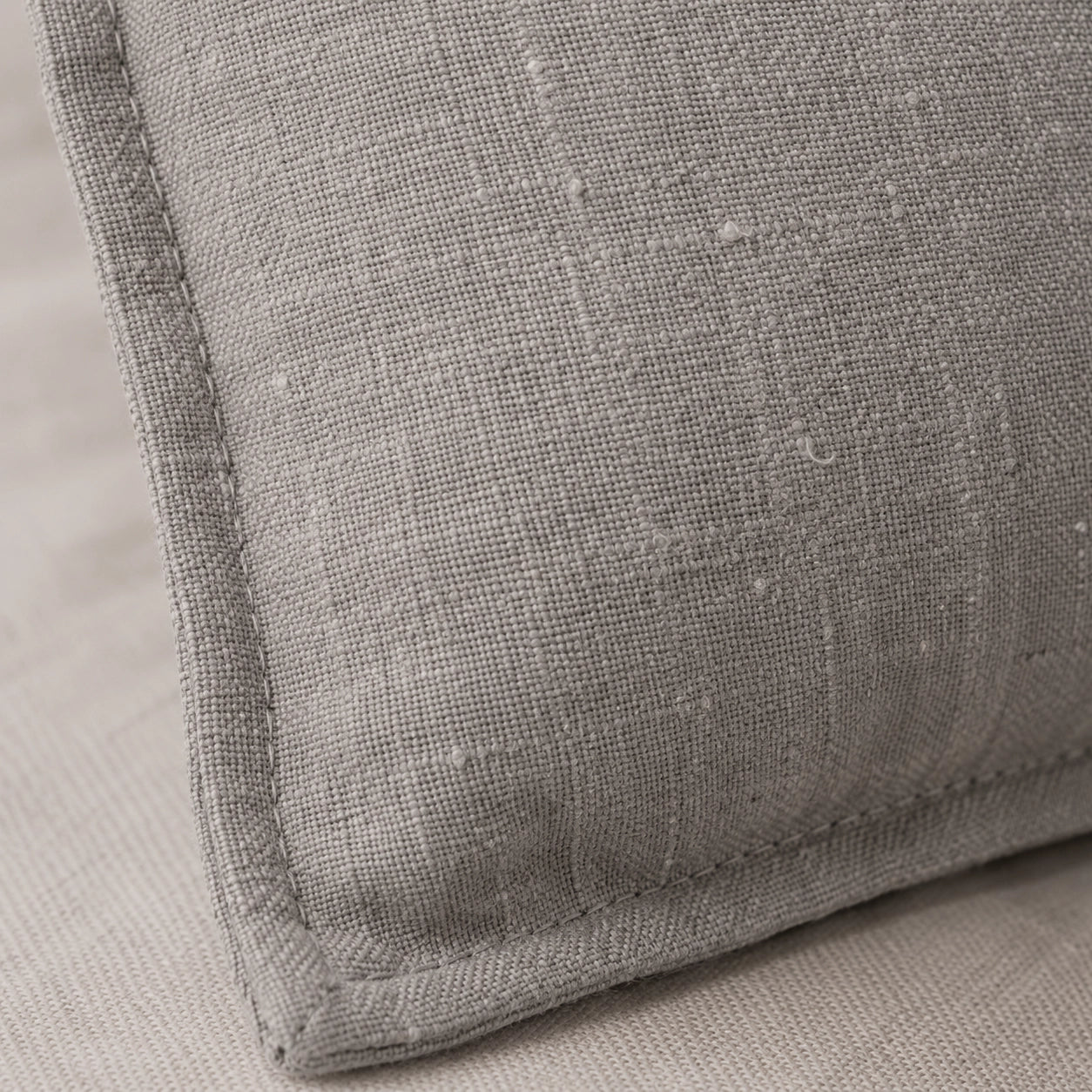 PROFLAX - Leinen Kissenhülle 50 x 50 cm – Grey