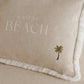 Detailaufnahme Stickerei Palmenmotiv Kissenhülle Riviera Maison Beach Palm Tree