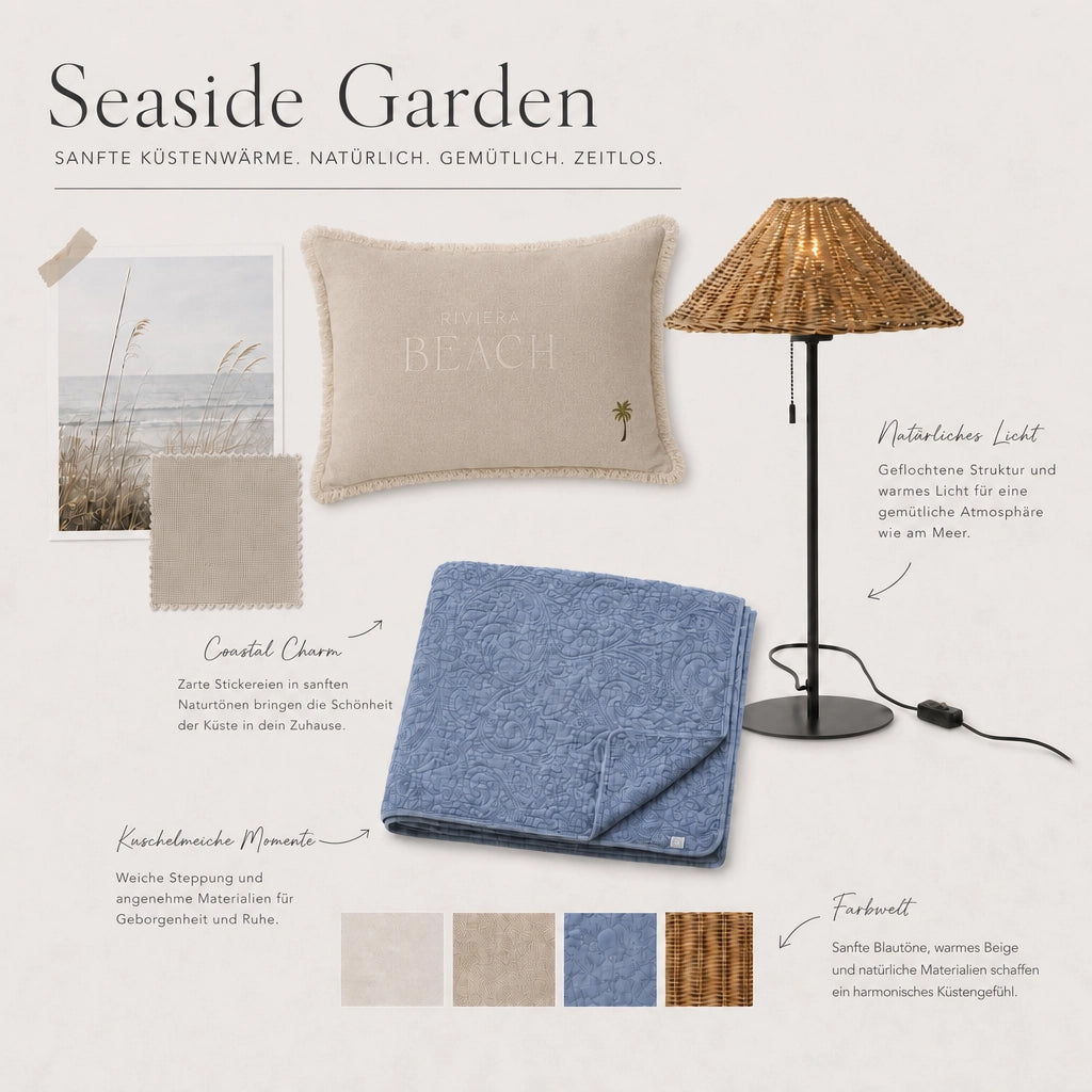 Cozy Coast Set Seaside Garden Moodboard Wohnzimmer Coastal Look