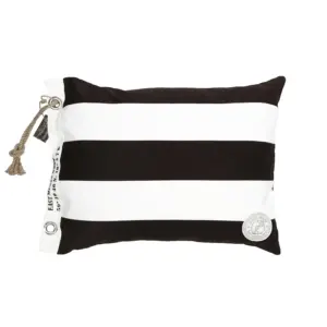Ocean House Kissen Classic Coastal Canvas braun weiß 56×38 cm
