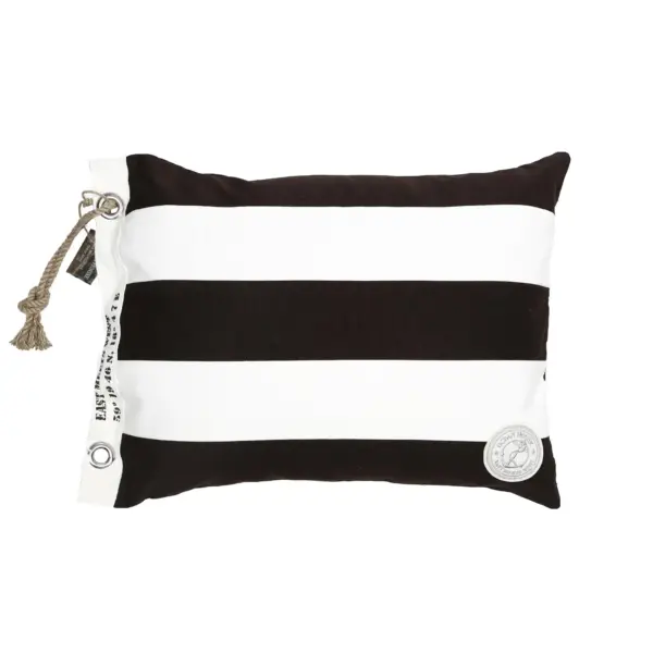 Ocean House Kissen Classic Coastal Canvas braun weiß 56×38 cm