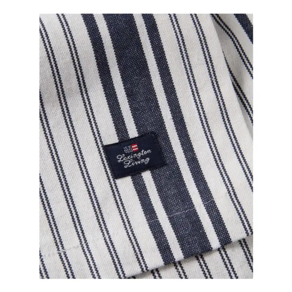 lexington icons tischlaeufer weiss blau oxford detailansicht