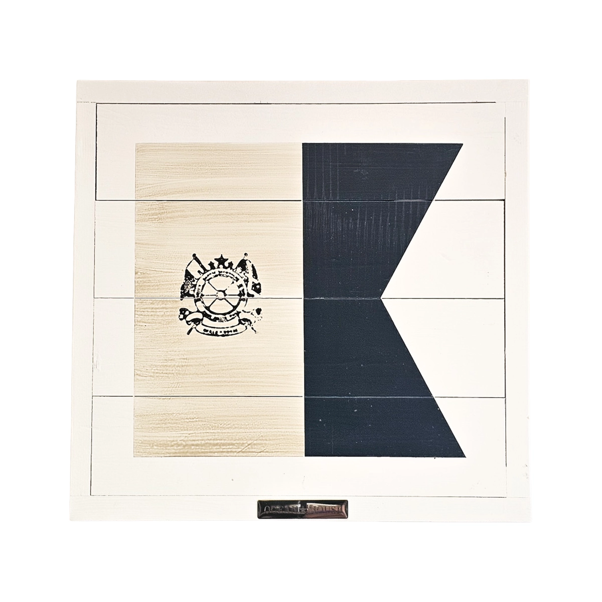 oceanhouse wanddeko signalflagge banner